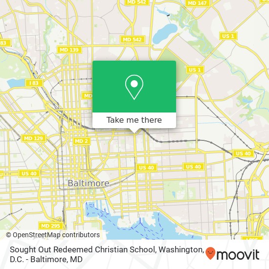 Mapa de Sought Out Redeemed Christian School