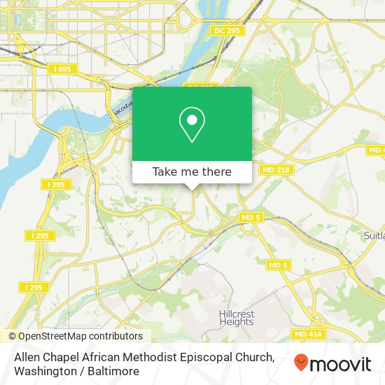 Allen Chapel African Methodist Episcopal Church map