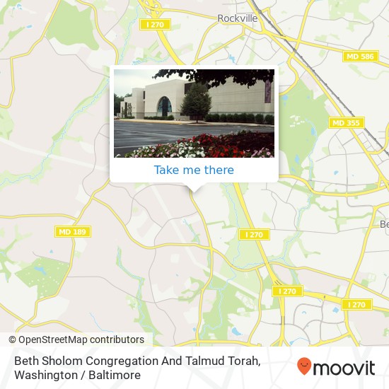 Beth Sholom Congregation And Talmud Torah map