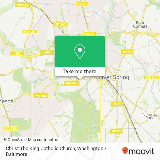 Mapa de Christ The King Catholic Church