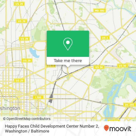 Happy Faces Child Development Center Number 2 map