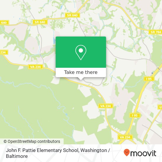 John F. Pattie Elementary School map