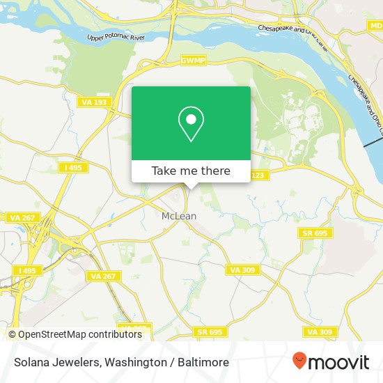 Mapa de Solana Jewelers