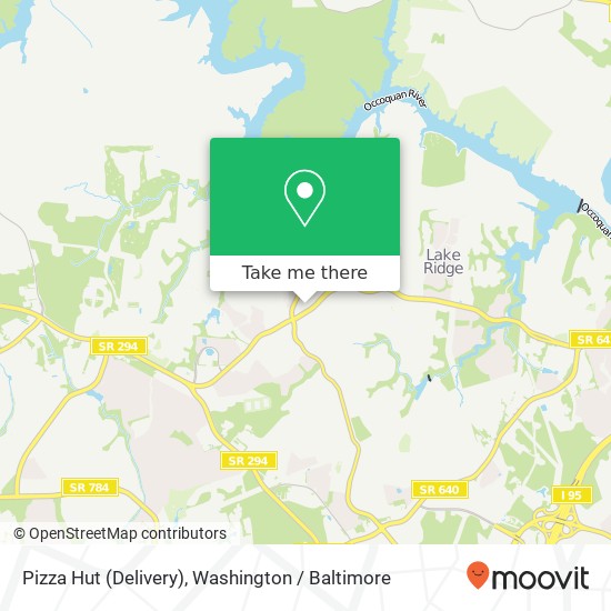 Pizza Hut (Delivery) map