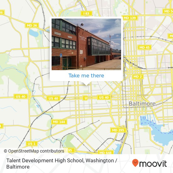 Talent Development High School map
