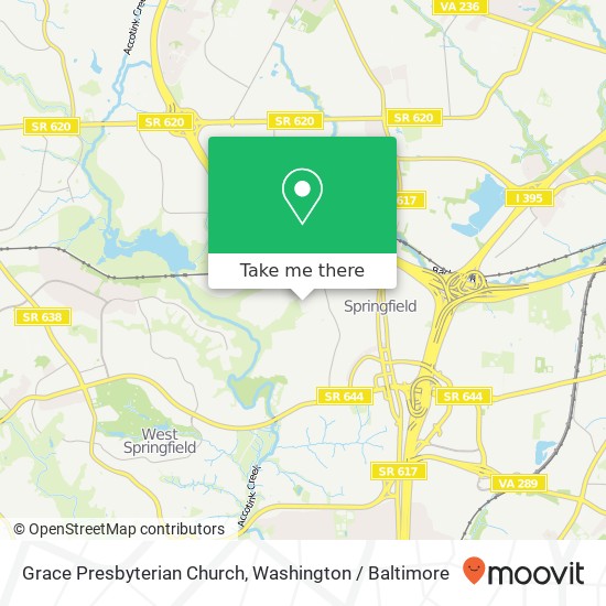Grace Presbyterian Church map
