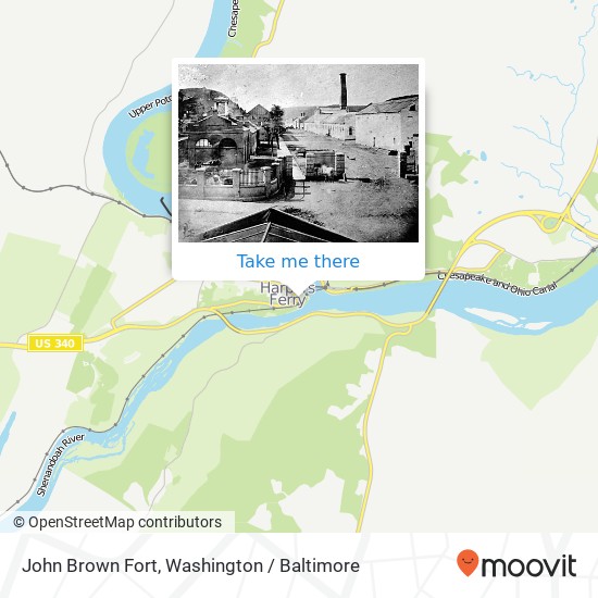 Mapa de John Brown Fort