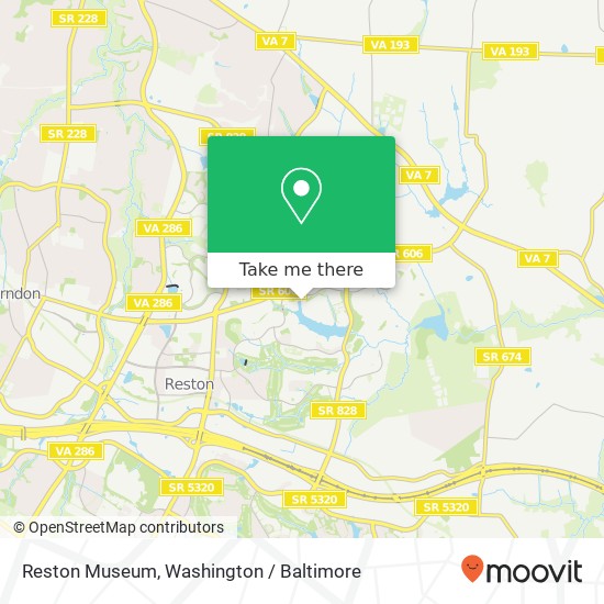 Mapa de Reston Museum