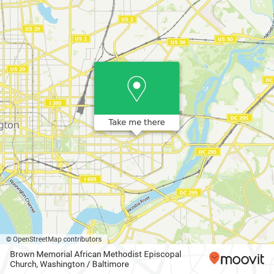 Mapa de Brown Memorial African Methodist Episcopal Church