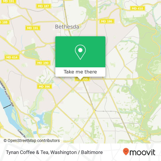Mapa de Tynan Coffee & Tea