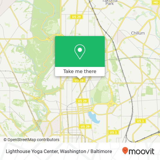 Lighthouse Yoga Center map