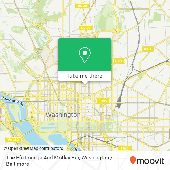 Mapa de The Efn Lounge And Motley Bar