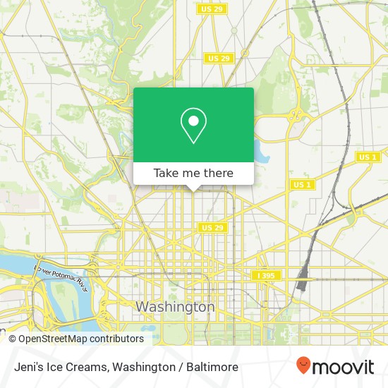 Jeni's Ice Creams map