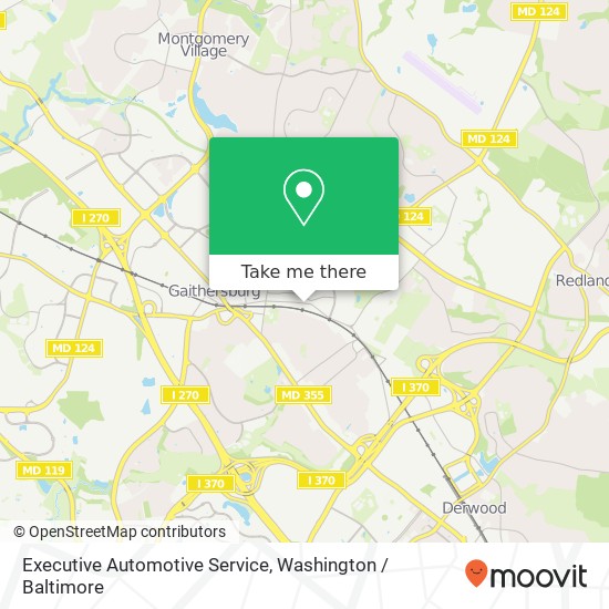 Mapa de Executive Automotive Service