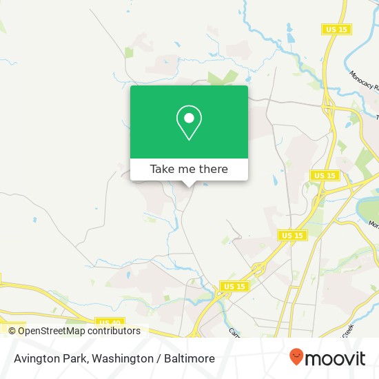 Avington Park map