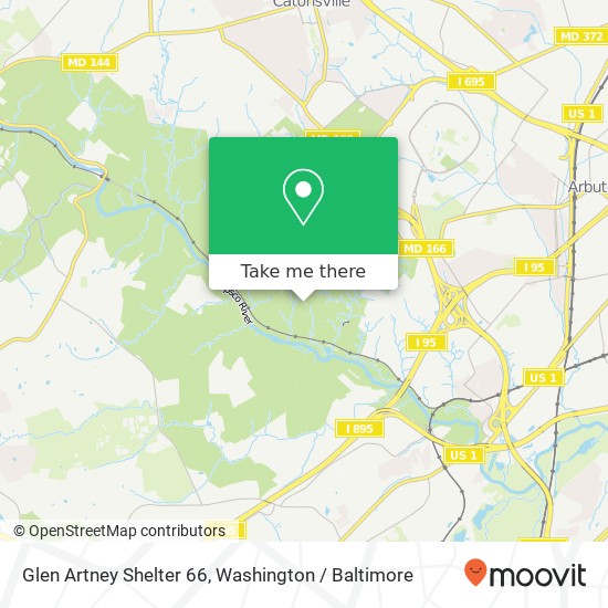 Mapa de Glen Artney Shelter 66