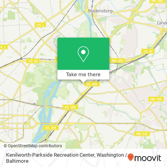 Mapa de Kenilworth-Parkside Recreation Center