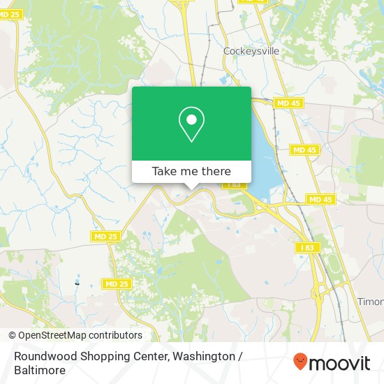 Roundwood Shopping Center map