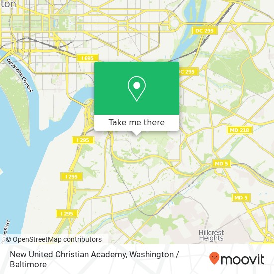 Mapa de New United Christian Academy