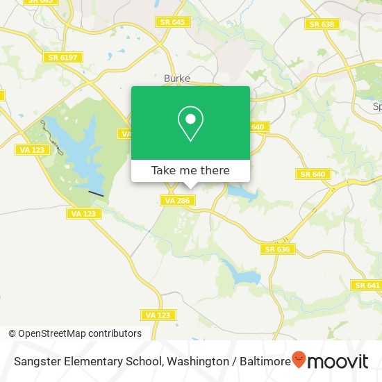 Mapa de Sangster Elementary School