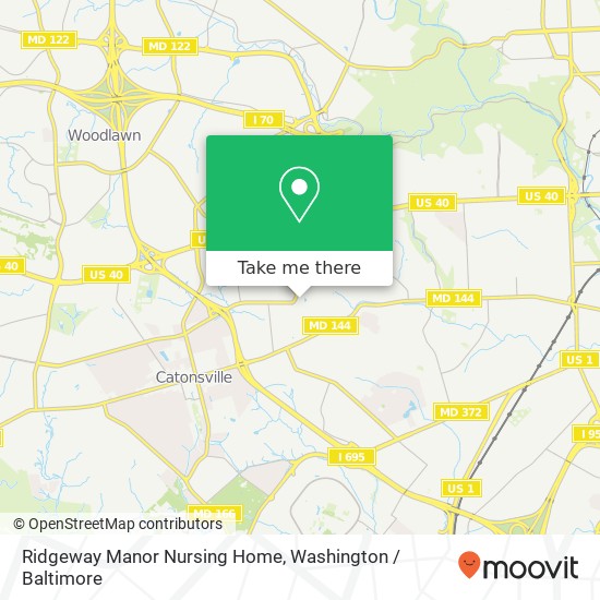 Ridgeway Manor Nursing Home map