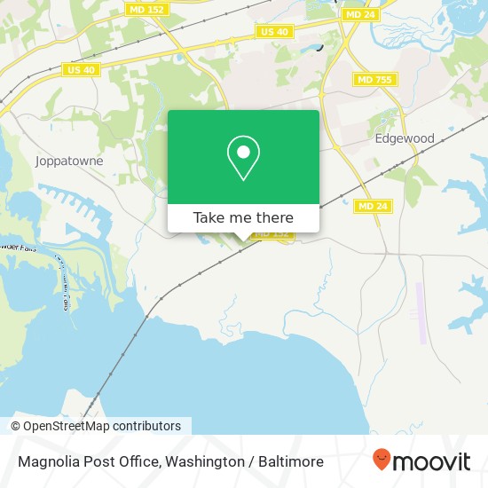 Mapa de Magnolia Post Office