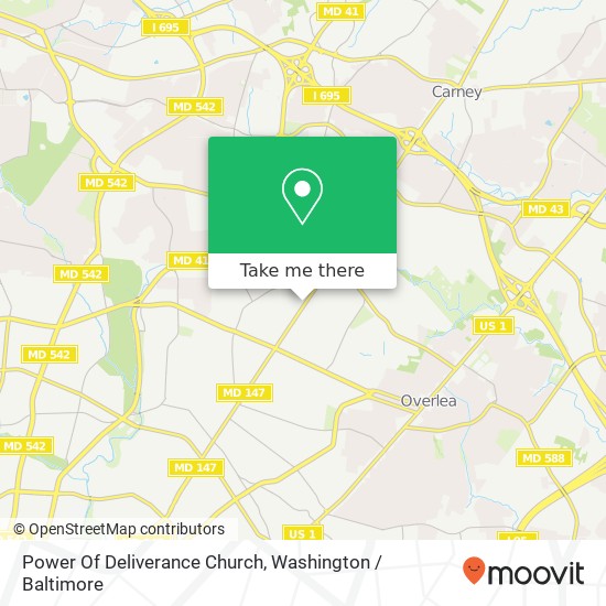 Power Of Deliverance Church map