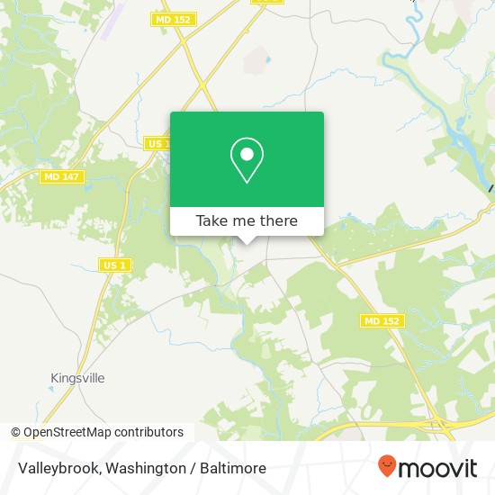 Mapa de Valleybrook