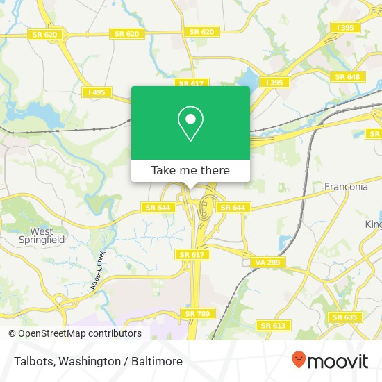 Talbots map