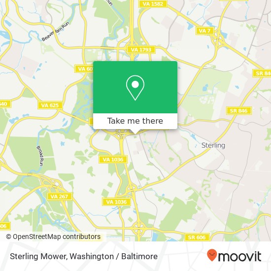 Sterling Mower map