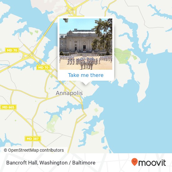 Mapa de Bancroft Hall