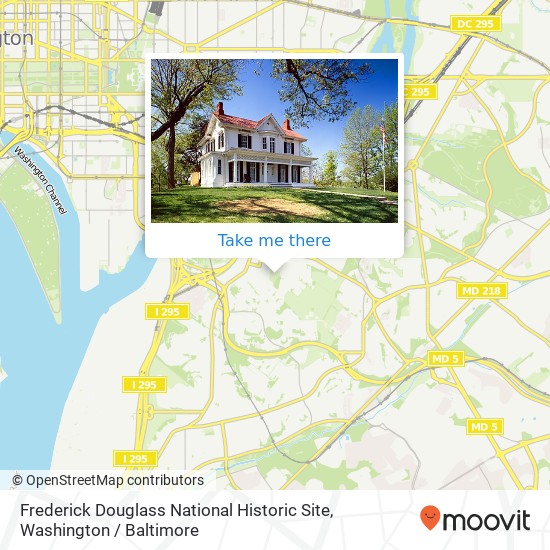 Mapa de Frederick Douglass National Historic Site