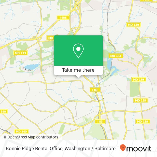 Bonnie Ridge Rental Office map