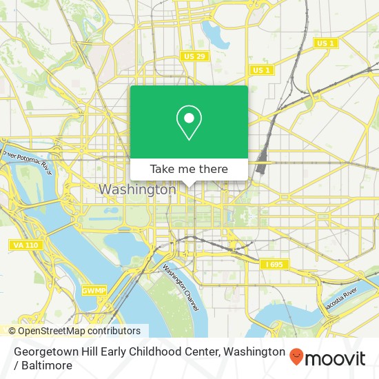 Mapa de Georgetown Hill Early Childhood Center