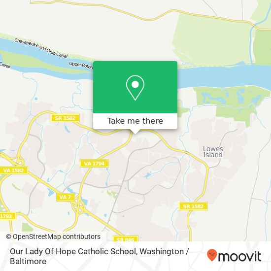 Our Lady Of Hope Catholic School map