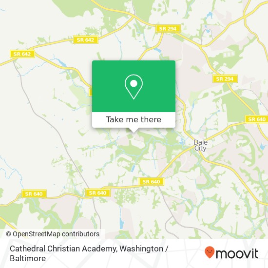 Mapa de Cathedral Christian Academy