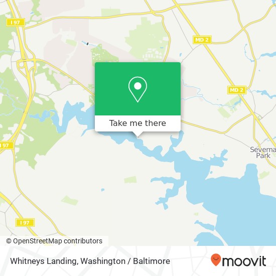 Whitneys Landing map