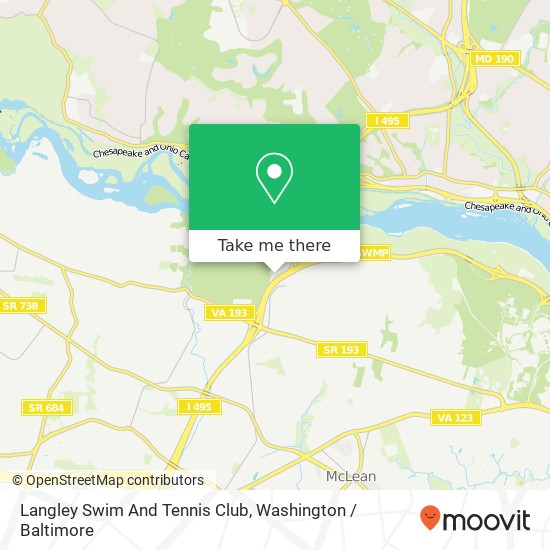 Mapa de Langley Swim And Tennis Club