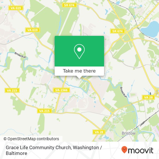 Mapa de Grace Life Community Church