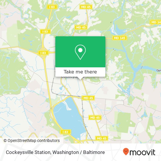 Mapa de Cockeysville Station