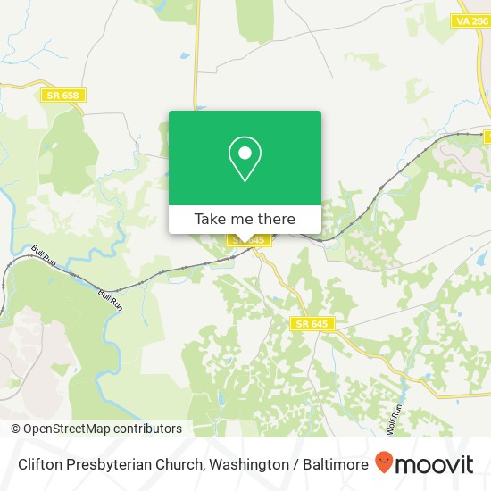 Clifton Presbyterian Church map