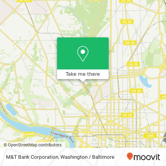 M&T Bank Corporation map
