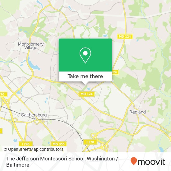 Mapa de The Jefferson Montessori School