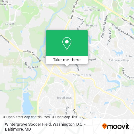 Wintergrove Soccer Field map