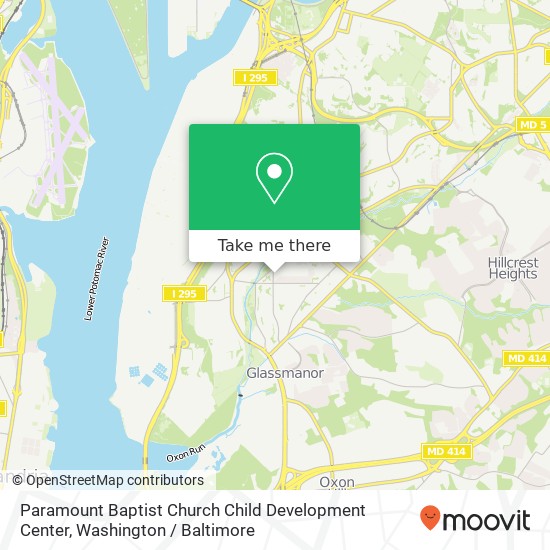 Paramount Baptist Church Child Development Center map