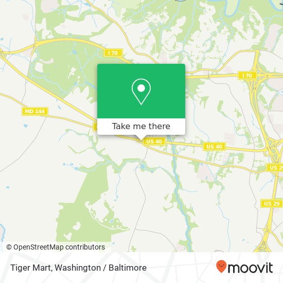 Tiger Mart map