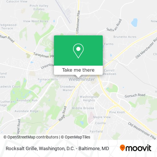 Rocksalt Grille map