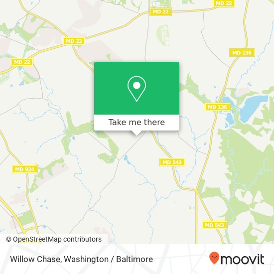 Mapa de Willow Chase
