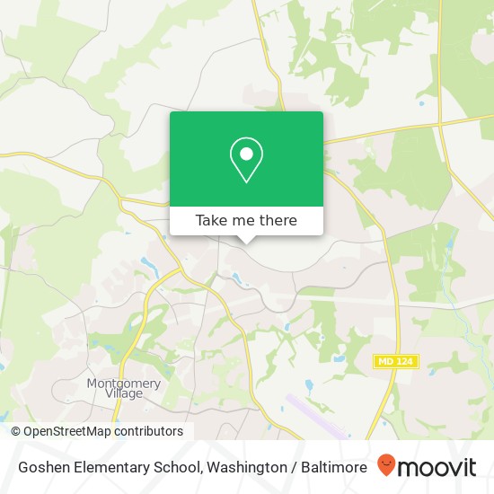 Goshen Elementary School map