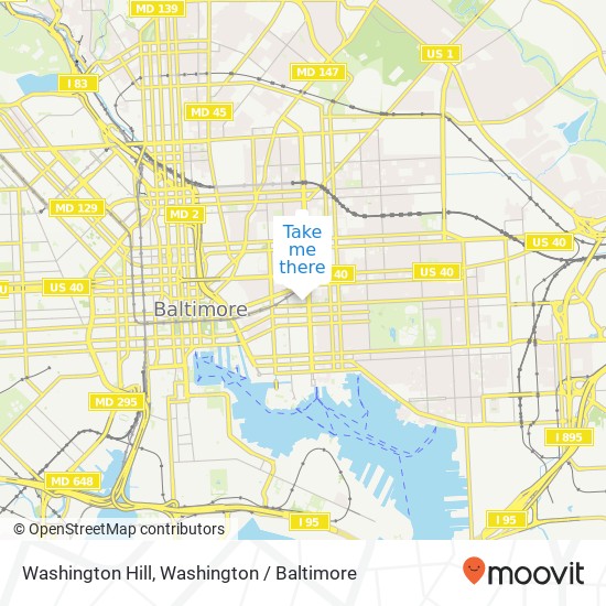 Mapa de Washington Hill